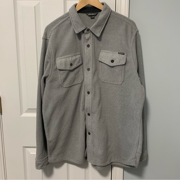 Eddie Bauer Other - Men's Gray Button-Up Jacket Eddie Bauer